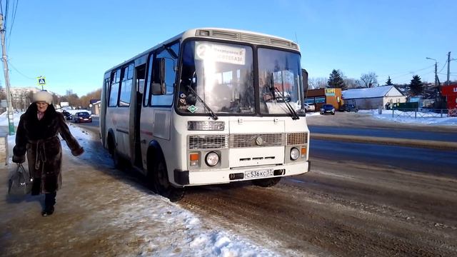 Мценск автобус ПАЗ маршрут 2 смотреть онлайн