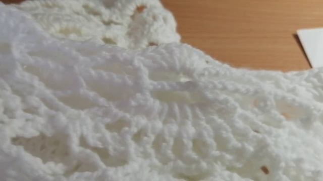 Ажурный шарф крючком/часть 2.