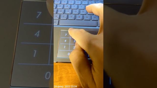 в Windows 11 цифровая клавиатура на тачпаде не работала после обновления с Windows 10 Asus zenbook
