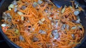 Как приготовить мясную начинку для лавашей с овощами