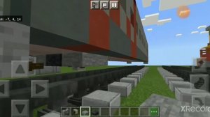 Пассажирский вагон в краске РЖД в майнкрафт