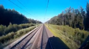 Из кабины машиниста Москва - Вековка Казанское направление #cabride #train #ржд