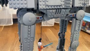 Обзор на  имперский шагохот Ат ат  звёздные войны Лего