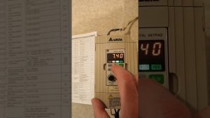 Настройка частотника Delta VFD015M21A с самого начала