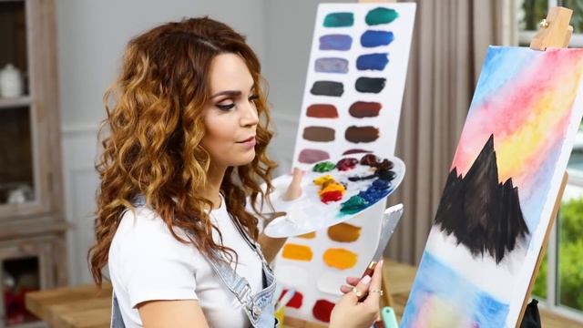 I Tried Following A Bob Ross Tutorial Using Frosting! смотреть онлайн