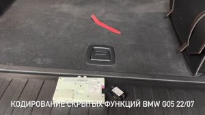 BMW X5 G05 из США - кодирование скрытых функций / FDL coding for new BMW X5 G05