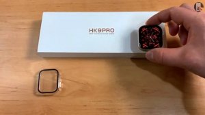 HK9 Pro AMOLED Test Cases & Screen Protector! - Apple Watch Series 8 Top 1 Copy (HK8 Pro Max System