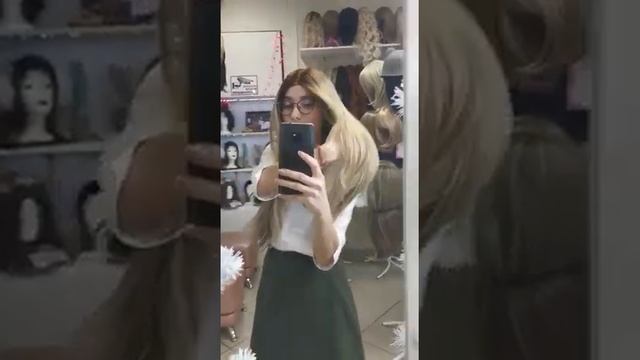 Парик блонд омбре длинный без челки смотреть онлайн