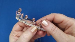 Работы из бисера. Украшение. 2 часть. (Ободки ) Диадема . Своими руками. Мастер класс.Пошаговый МК