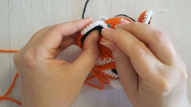 МАСТЕР КЛАСС ТИГР КРЮЧКОМ/ВЯЗАНЫЙ ТИГРЕНОК ТИМОХА/Авторский мк ( 4 ЧАСТЬ)