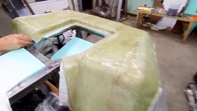 Самодельный квадроцикл Valkir 1300 N-CVT, готовим матрицы из стеклоткани... смотреть онлайн