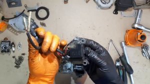 Разбор мотокосы ERGOMAX BC-33E(бензокоса, бензо-триммер 33 куба)