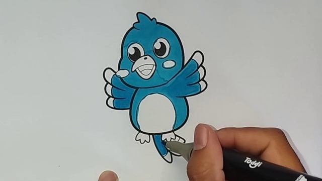Coloring For Kids: Coloring Bird