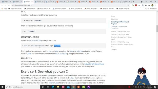 Setting up Linux on Windows for C programming, CS61C, UC Berkeley, [Study stream live] смотреть онлайн