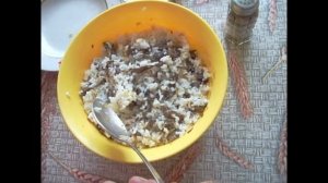 Начинка для пирожков. Рис с грибами . Filling for pies. Rice with mushrooms . Cabbage pancakes