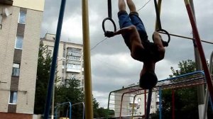 Упражнения для начинающих. Гимнастические Кольца.