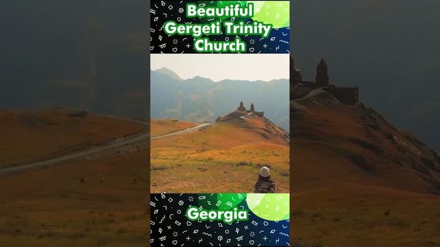 Beautiful Gergeti Trinity Church, Georgia