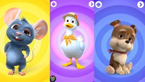 Help Dave and Eva to Puzzle this Animals - Farm Animals Puzzle by Dave and Ava