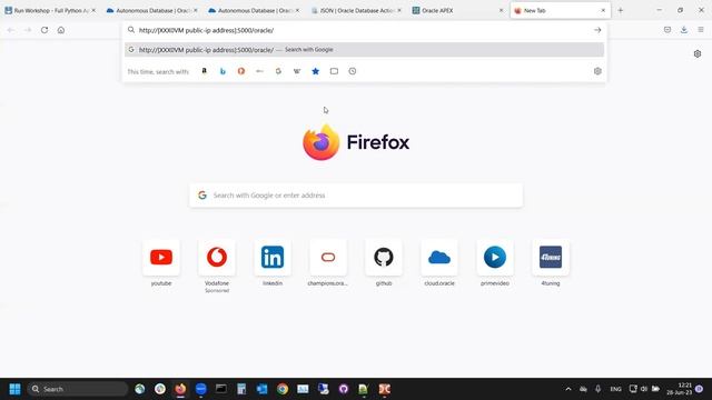 Lab 2 Full Python App Development with Autonomous JSON for MongoDB Developers