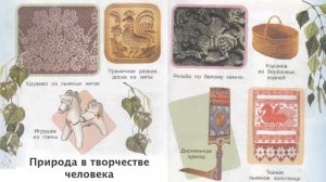 Окружающий мир 1 класс ч.1, Перспектива, с.14-15, тема урока "Природа в творчестве человека"