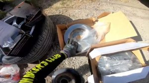 How to replace Brake Rotor and Pads of Toyota Matrix xrs #diy #toyota #matrix