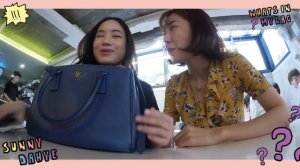 What's in my bag ft. Kimdao! Prada vs Louis Vuitton