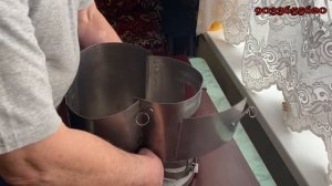 Печь титановая складная для палатки БОЧОНОК