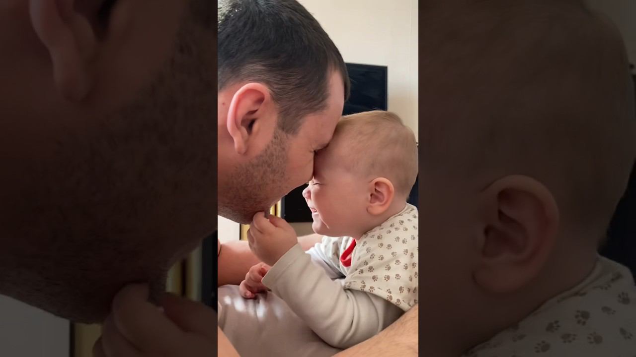 Безграничная любовь папы и сына❤️ #семья #счастье #милоевидео #милота #папаисын #любовь