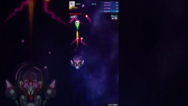 Space shooter Pvp hunger game 1 vs 30 - Warlock mix Caustic Finale