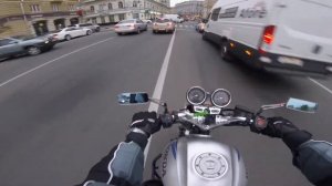 Мото-покатушки на Honda CB400 по Харькову, сезон 2019