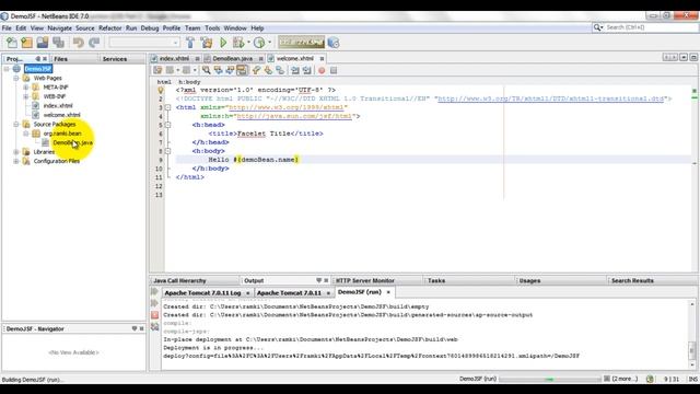 Java Server Faces 2.0 ( JSF 2.0 ) Part 1 (JSF Life Cycle ) смотреть онлайн