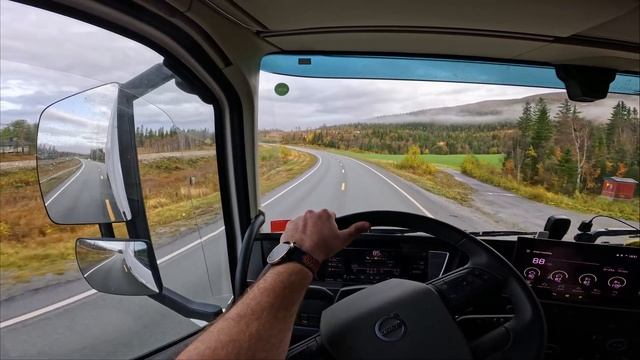 First impressions about this truck ? POV Truck Driving Norway 4K60 Volvo FH540 смотреть онлайн