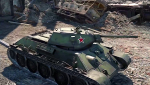 Бой на танке Т-34Э СТЗ в War Thunder.