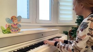 SOFT MOZART Winter Recital 2021-2022 Olga (42) plays: Шитте. Этюд "Мячик"