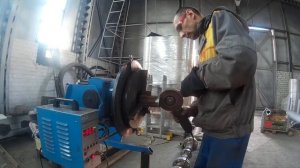 Механизация снятия фаски на трубах