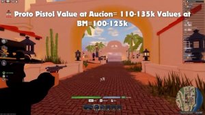 Value of Auction Items (ROBLOX WILDWEST)