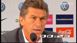 Klaus Augenthalers legendäre Pressekonferenz | VfL Wolfsburg