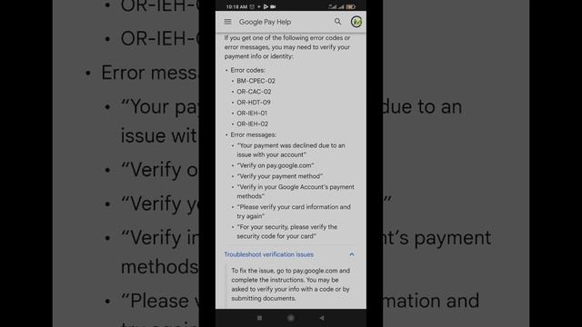 How to solve the "OR-CCSEH-26" error code on payment methods... смотреть онлайн