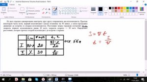 Определите расстояние, которое проехал второй велосипедист до встречи с первым. Задание 21