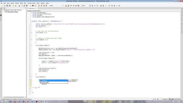 Unity MySQL Добавить Удалить Получить. смотреть онлайн