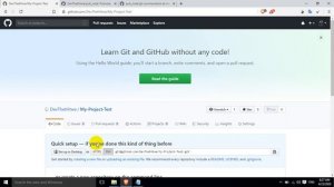 Uploading your project to Github using git command