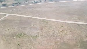 Landing in Antalya Airport, Turkey - Aerial View of .