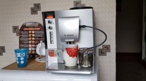 Готовим вкусный кофе в кофемашине Bosch. Быстрая инструкция. How to make latte