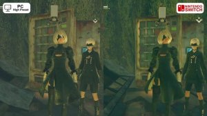 Nier:Automata - Nintendo Switch VS PC | Graphic comparison |