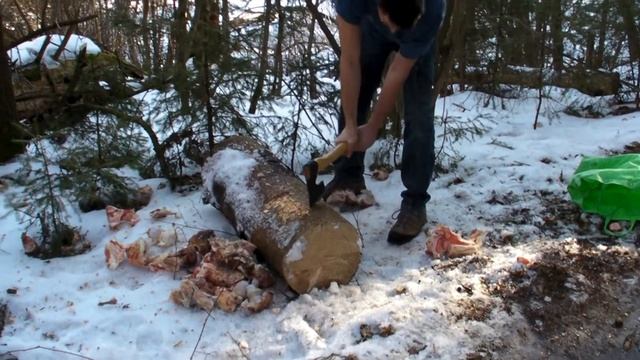 Рубка кости топором ПЛОТНИК смотреть онлайн