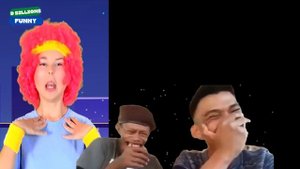 D Billions my name is chiki chiki chiki chiki Battle Dance with Friends meme Super Girld