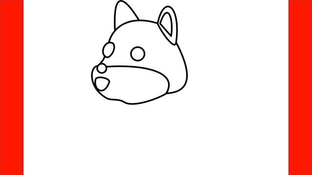 How To Draw Shiba Inu From Roblox Adopt Me - Step By Step Drawing смотреть онлайн