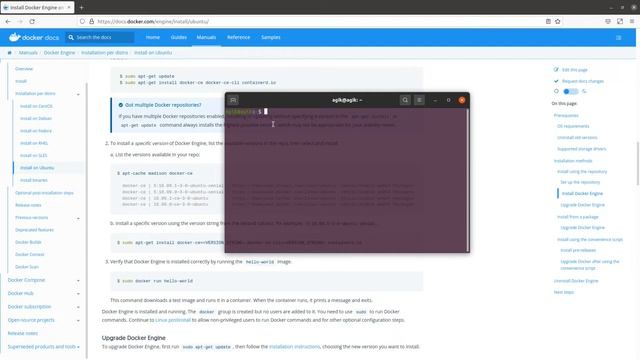 Tutorial Install Docker dan Docker Compose di Ubuntu OS смотреть онлайн
