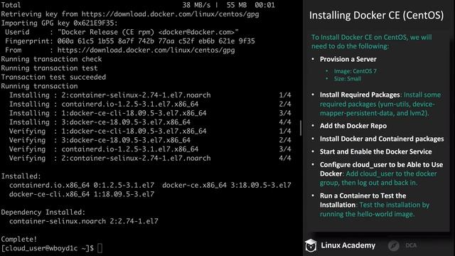 Installing Docker on CentOS | #docker #CentOS #linux #DevOps #Tutorial #DockerInstallation #like смотреть онлайн