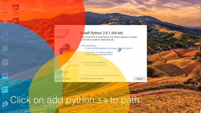 #python #pythoninstallation #windows10 #freepythoncourse How to install python in windows 10 machin